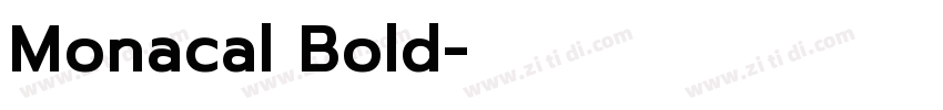 Monacal Bold字体转换